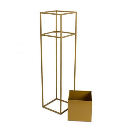 Blomsterställ 90x24 cm guld