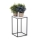 Blomsterställ BASICLOFT 40x24 vit/svart