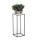 Blomsterställ BASICLOFT 80x24 svart/vit