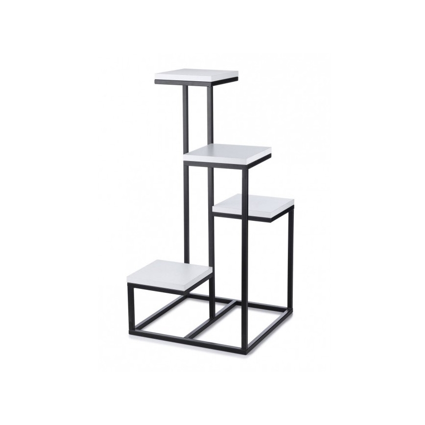 Blomsterställ KASKADA 79x40 svart/vit