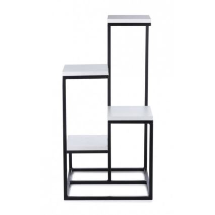 Blomsterställ KASKADA 79x40 svart/vit