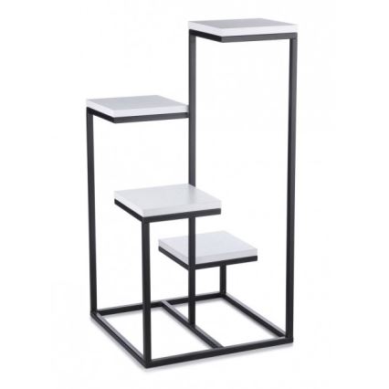 Blomsterställ KASKADA 79x40 svart/vit