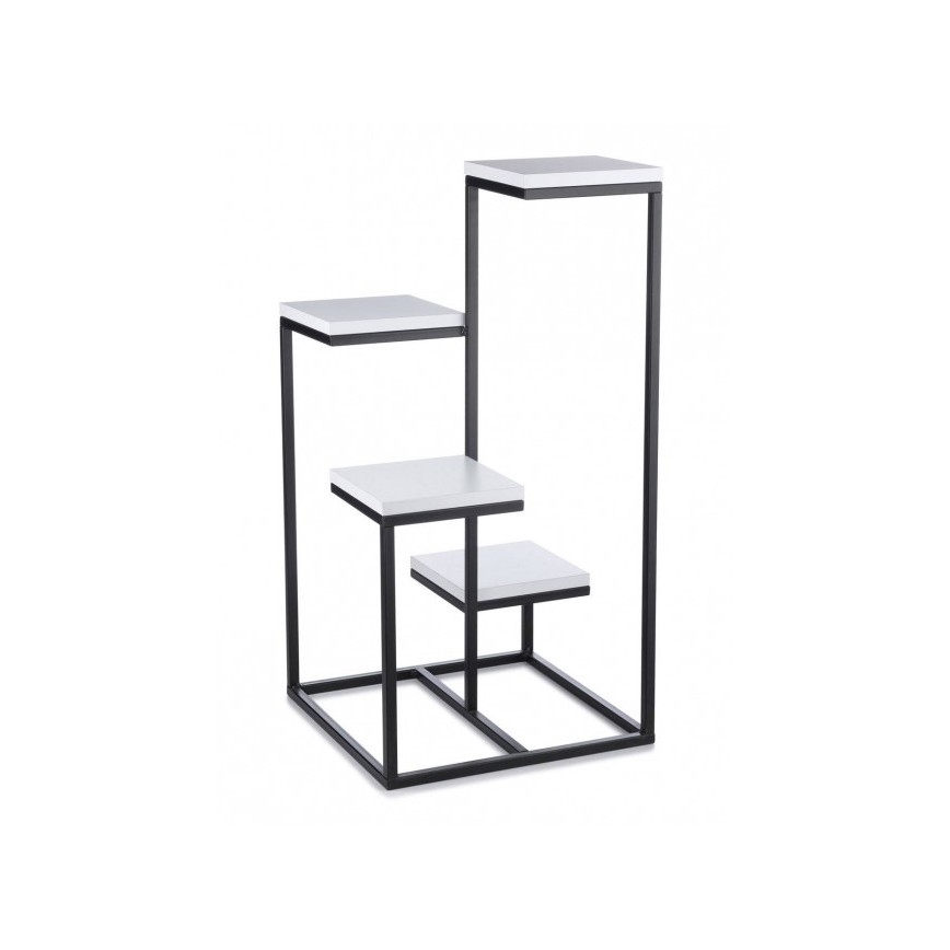 Blomsterställ KASKADA 79x40 svart/vit