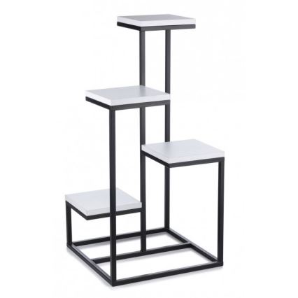 Blomsterställ KASKADA 79x40 svart/vit