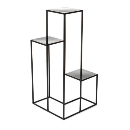 Blomsterställ KASKADA 85x40 cm svart