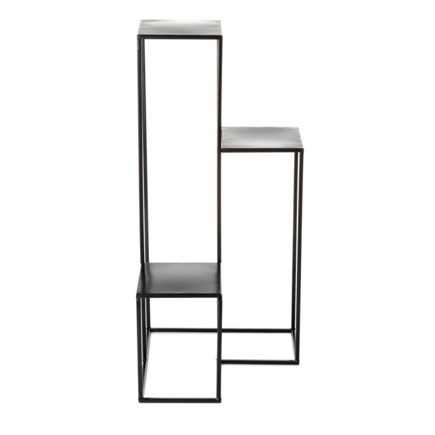 Blomsterställ KASKADA 85x40 cm svart