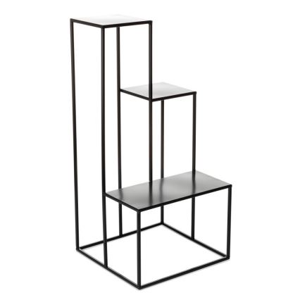 Blomsterställ KASKADA 85x40 cm svart