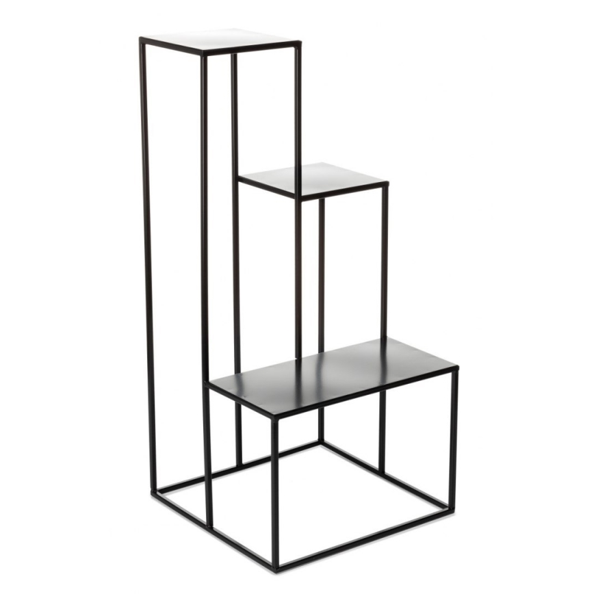 Blomsterställ KASKADA 85x40 cm svart