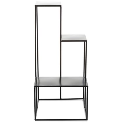 Blomsterställ KASKADA 85x40 cm svart