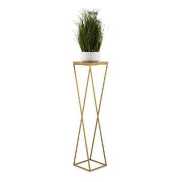 Blomsterställ LOFT 100x24 cm guld/brun