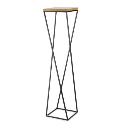 Blomsterställ LOFT 100x24 cm svart/brun