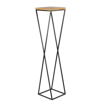 Blomsterställ LOFT 100x24 cm svart/brun