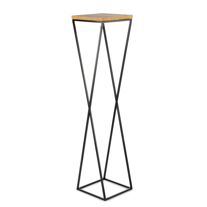 Blomsterställ LOFT 100x24 cm svart/brun