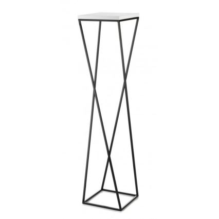 Blomsterställ LOFT 100x24 cm svart/vit