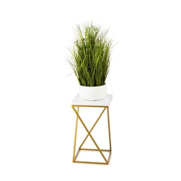 Blomsterställ LOFT 40x24 cm guld/vit