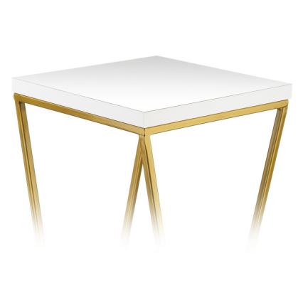 Blomsterställ LOFT 40x24 cm guld/vit
