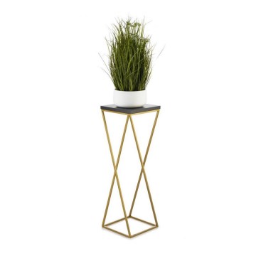 Blomsterställ LOFT 70x24 cm guld/svart