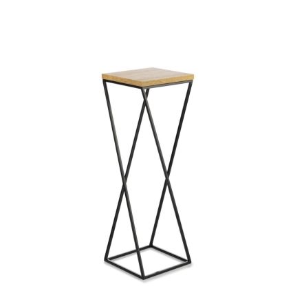 Blomsterställ LOFT 70x24 cm svart/brun