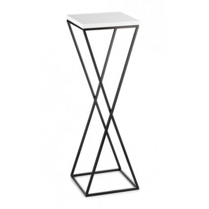 Blomsterställ LOFT 70x24 cm svart/vit