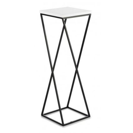 Blomsterställ LOFT 70x24 cm svart/vit