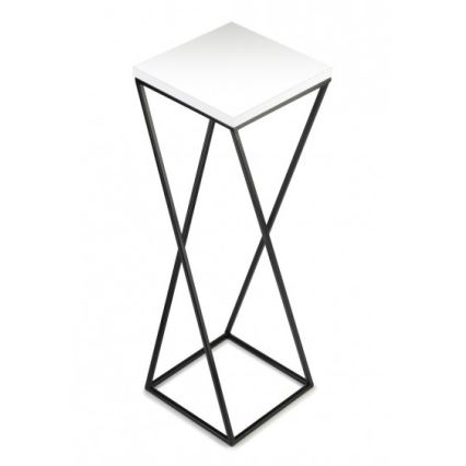 Blomsterställ LOFT 70x24 cm svart/vit