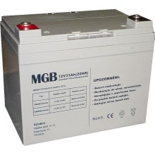 Bly-syra batteri VRLA AGM 12V/33Ah