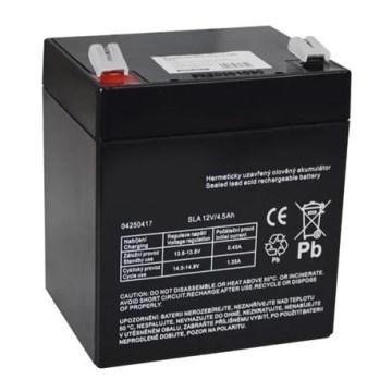Blybatteri VRLA AGM 12V/4,5Ah