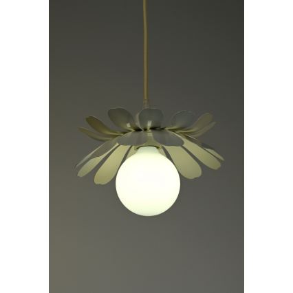 Bohemia-Design - Hänglampa med kabel 1xE27/60W/230V krämfärgad