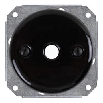 Bohemia-Design - Keramisk retro kabelgenomföring, svart