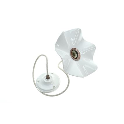 Bohemia-Design - Porslinshänglampa med sladd 1xE27/60W/230V