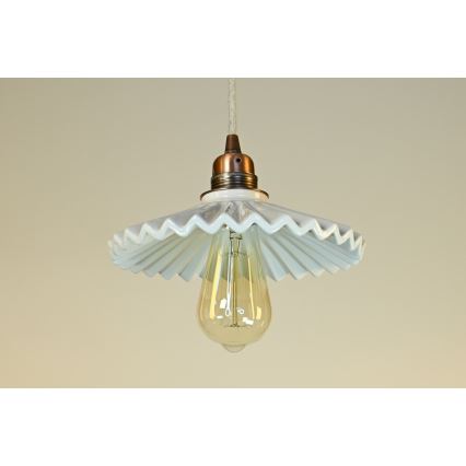 Bohemia-Design - Porslinspendel med kabel 1xE27/60W/230V