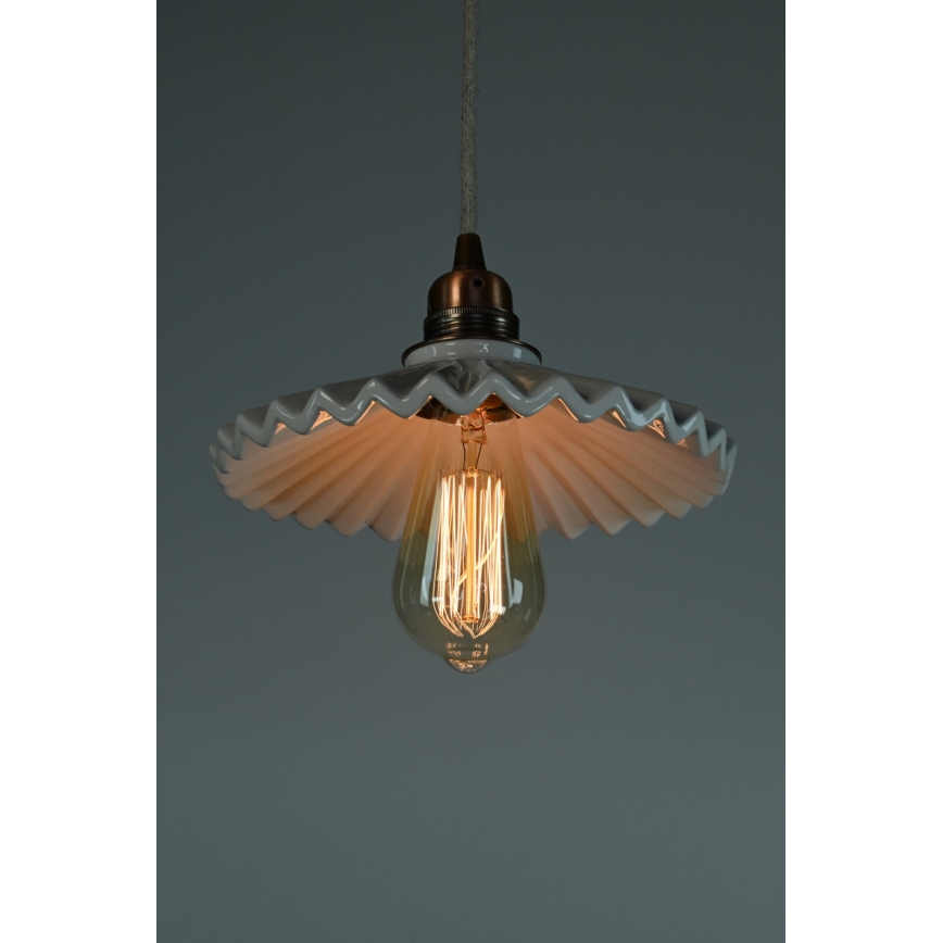 Bohemia-Design - Porslinspendel med kabel 1xE27/60W/230V