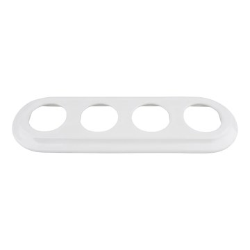 Bohemia-Design - Retro porslinsram för fyra, vit