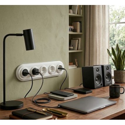 Bohemia-Design - Retrofotoram i porslin för fem bilder, vit