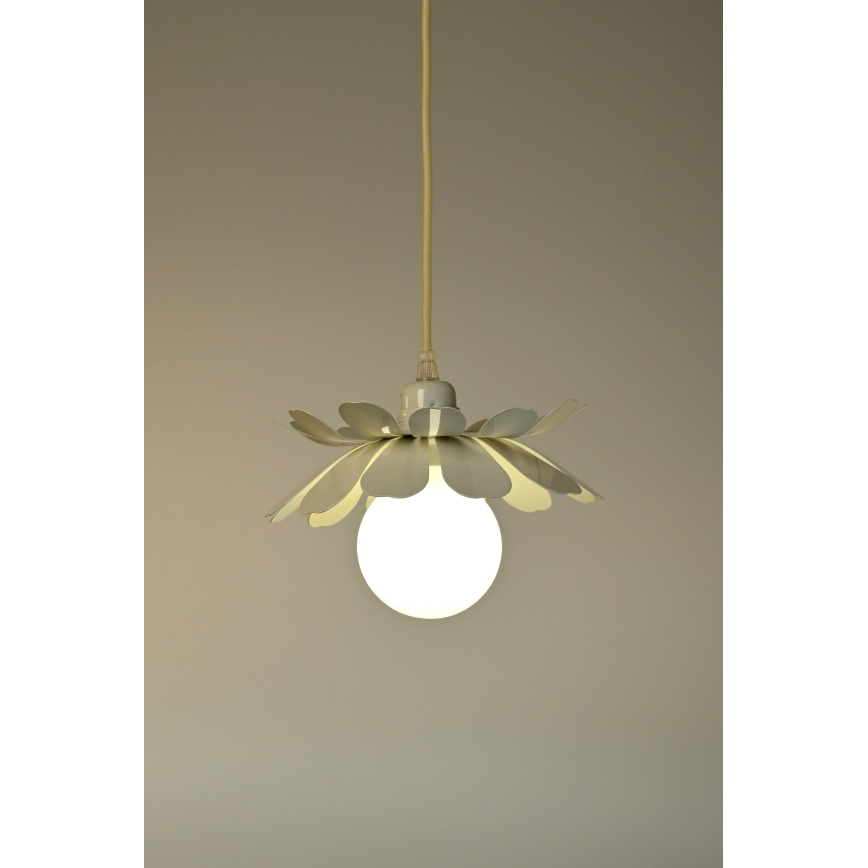 Bohemia-Design - Takpendel med kabel 1xE27/60W/230V krämfärgad
