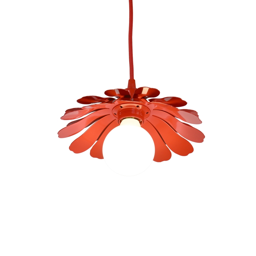 Bohemia-Design - Takpendel med kabel 1xE27/60W/230V röd