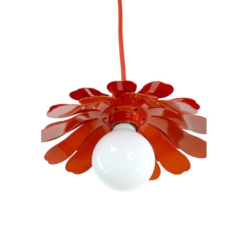Bohemia-Design - Takpendel med kabel 1xE27/60W/230V röd
