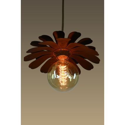 Bohemia-Design - Takpendel med vajer 1xE27/60W/230V brons