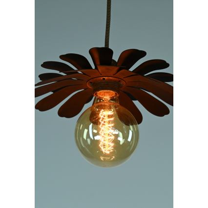Bohemia-Design - Takpendel med vajer 1xE27/60W/230V brons