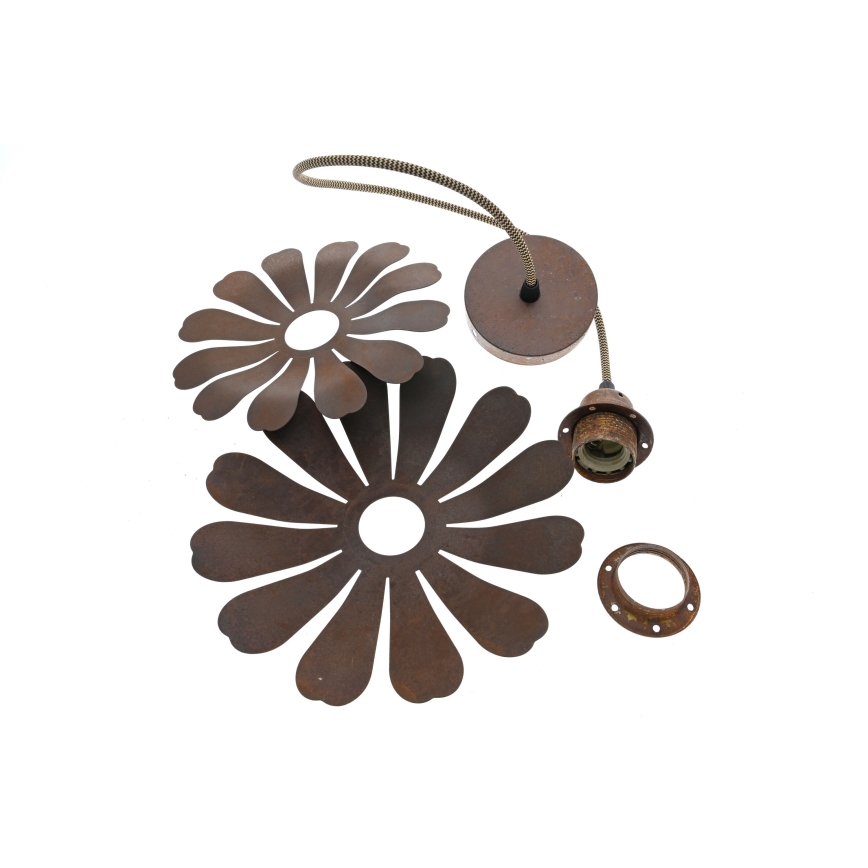 Bohemia-Design - Takpendel med vajer 1xE27/60W/230V brons