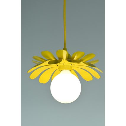Bohemia-Design - Takpendel med vajer 1xE27/60W/230V gul