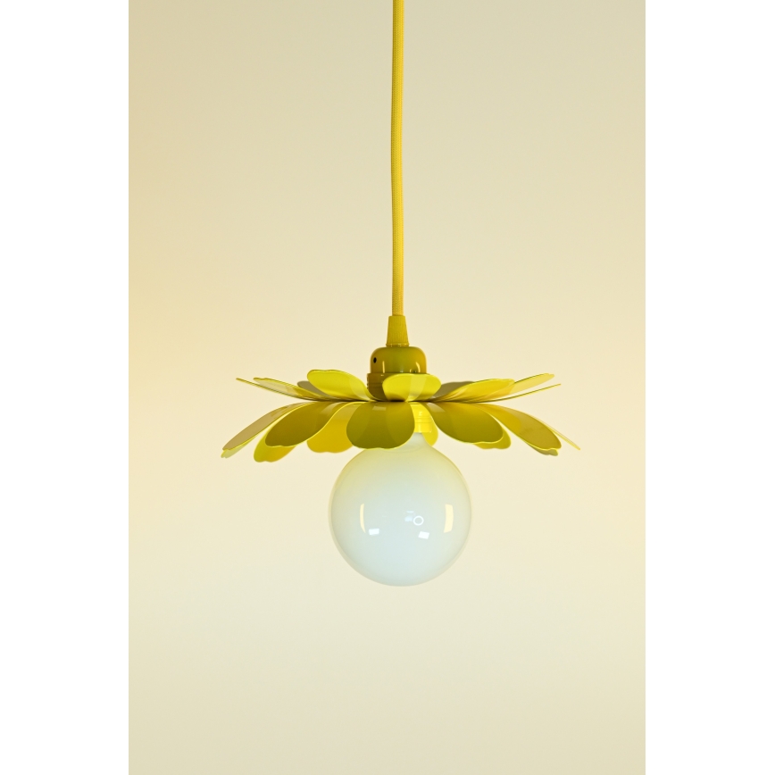 Bohemia-Design - Takpendel med vajer 1xE27/60W/230V gul