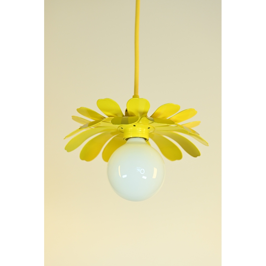 Bohemia-Design - Takpendel med vajer 1xE27/60W/230V gul