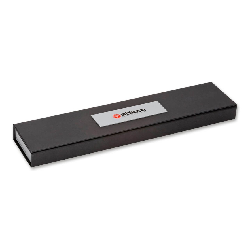 Böker - Damaskusstål kökskniv santoku DAMAST OLIVE 17,2 cm olivträ