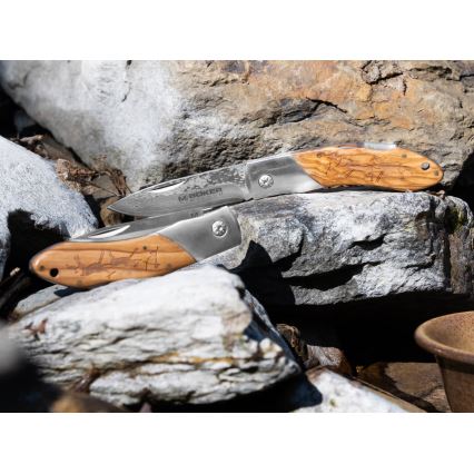 Böker - Fickkniv i damaskusstål Magnum Caveman 19,4 cm