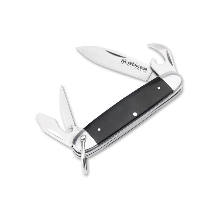 Böker - Multifunktionell fickkniv Magnum Classic Pocket Steel 16 cm/4 funktioner palisander