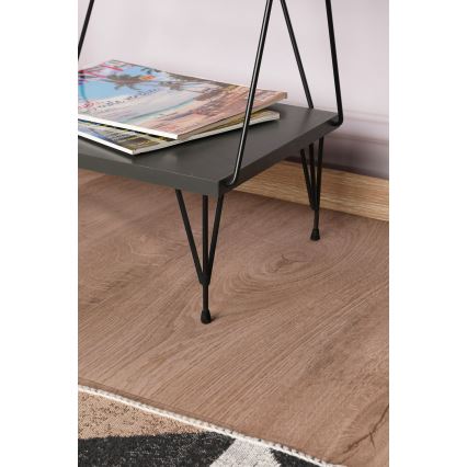 Bokhylla BALABAN 165x48 cm antracit/svart