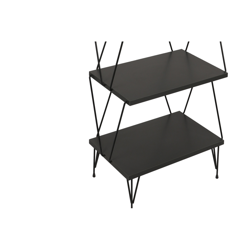 Bokhylla BALABAN 165x48 cm antracit/svart