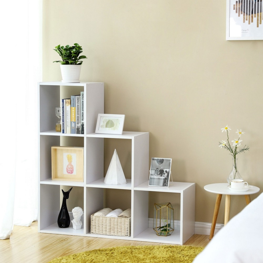 Bokhylla DOVARO, vit