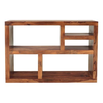 Bokhylla GANI 90x130 cm massivt trä/rosenträ